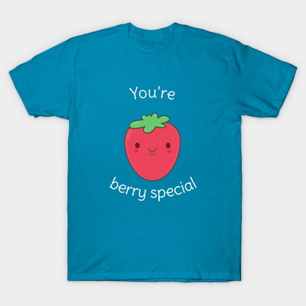 Funny Strawberry Pun T-Shirt T-Shirt by happinessinatee